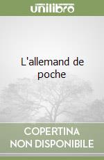 L'allemand de poche libro
