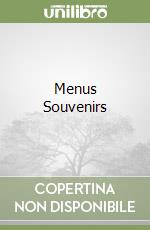 Menus Souvenirs