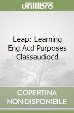 Leap: Learning Eng Acd Purposes Classaudiocd libro