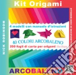 Kit origami. 40 colori arcobaleno. Con gadget libro