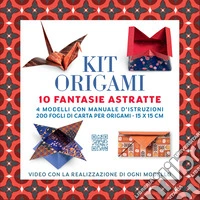 Kit origami. 10 fantasie astratte. Strappa e piega XXL. Ediz. a colori. Con QR per tutorial per realizzare 4 modelli. Con 200 fogli di carta origami libro