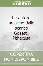 Le anfore arcaiche dallo scarico Gosetti, Pithecusa