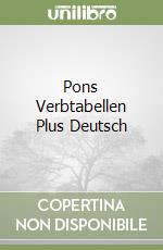 Pons Verbtabellen Plus Deutsch libro