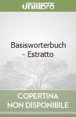 Basisworterbuch - Estratto libro