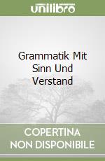 Grammatik Mit Sinn Und Verstand libro