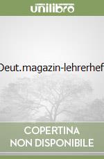 Deut.magazin-lehrerheft libro