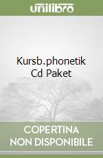 Kursb.phonetik Cd Paket libro