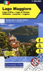 Lago Maggiore, lago d'Orta, lago di Varese, Verbania, Locarno, Lugano 1:50.000. Carta escursionistica libro