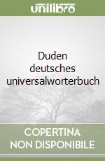 Duden deutsches universalworterbuch libro