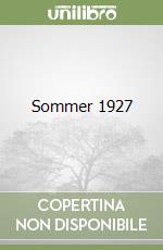 Sommer 1927 libro