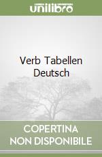 Verb Tabellen Deutsch libro