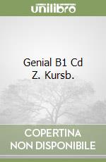 Genial B1 Cd Z. Kursb. libro