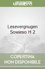 Lesevergnugen Sowieso H 2 libro