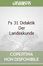 Fs 31 Didaktik Der Landeskunde libro