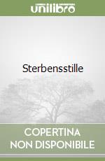 Sterbensstille libro