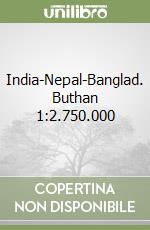 India-Nepal-Banglad. Buthan 1:2.750.000 libro