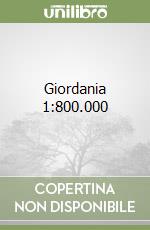 Giordania 1:800.000 libro