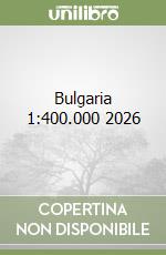 Bulgaria 1:400.000 2026 libro