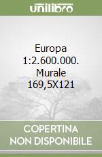 Europa 1:2.600.000. Murale 169,5X121 libro