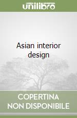 Asian interior design libro