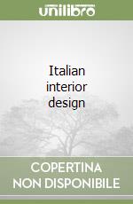 Italian interior design libro