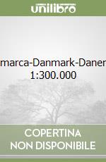 Danimarca-Danmark-Danemark 1:300.000 libro