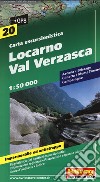 Locarno, Val Verzasca 1:50.000. Carta escursionistica libro