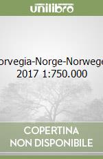 Norvegia-Norge-Norwegen 2017 1:750.000 libro