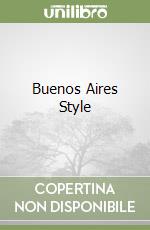 Buenos Aires Style libro