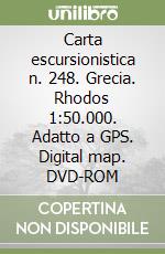 Carta escursionistica n. 248. Grecia. Rhodos 1:50.000. Adatto a GPS. Digital map. DVD-ROM libro