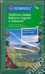 Carta escursionistica n. 698. Alto Adige Sud (set con due cartine) 1:25.000. Adatto a GPS. Digital map. DVD-ROM libro