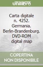 Carta digitale n. 4252. Germania. Berlin-Brandenburg. DVD-ROM digital map libro