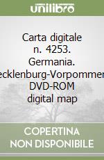 Carta digitale n. 4253. Germania. Mecklenburg-Vorpommern. DVD-ROM digital map libro