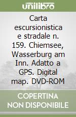 Carta escursionistica e stradale n. 159. Chiemsee, Wasserburg am Inn. Adatto a GPS. Digital map. DVD-ROM libro