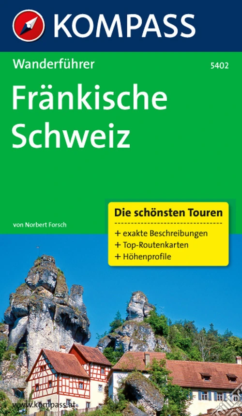 Guida escursionistica n. 5402. Fränkishe Scweiz