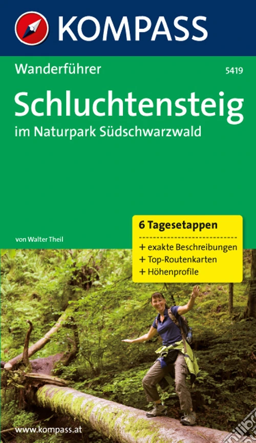 Guida escursionistica n. 5419. Schluchtensteig