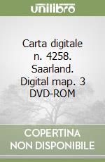 Carta digitale n. 4258. Saarland. Digital map. 3 DVD-ROM libro