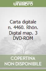 Carta digitale n. 4460. Rhön. Digital map. 3 DVD-ROM libro