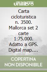 Carta cicloturistica n. 3500. Mallorca set 2 carte 1:75.000. Adatto a GPS. Digital map. DVD-ROM libro