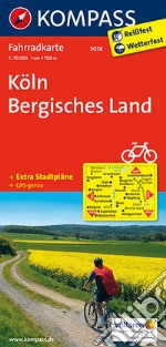 Carta cicloturistica n. 3056. Koln, Bergisches Land 1:70.000. Adatto a GPS. Digital map. DVD-ROM libro