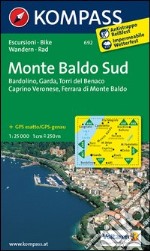 Carta escursionistica n. 692. Monte Baldo Sud 1:25.000. Adatto a GPS. Digital map. DVD-ROM libro