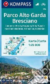 Carta escursionistica n. 694. Parco Alto Garda, bresciano 1:25.000 libro