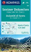 Carta escursionistica n. 625. Dolomiti di Sesto-Sextner Dolomiten 1.25:000. Ediz. bilingue libro