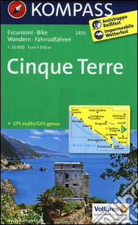 Cinque terre. Carta escursionistica 1:35.000