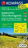 Carta escursionistica n. 2453. Appennino Tosco Romagnolo 1:50.000. Ediz. multilingue libro