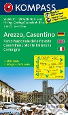 Carta escursionistica n. 2459. Arezzo, Casentino 1:50.000. Ediz. multilingue libro