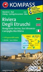 Carta escursionistica n. 2461. Riviera Degli Etruschi. Adatto a GPS. Digital map. DVD-ROM libro