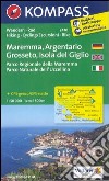 Carta escursionistica n. 2470. Maremma, Argentario, Grosseto, Isola del Giglio. Adatto a GPS. Digital map. DVD-ROM libro