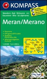 Carta escursionistica n. 053. Merano-Meran 1:25.000. Adatto a GPS. Digital map. DVD-ROM libro