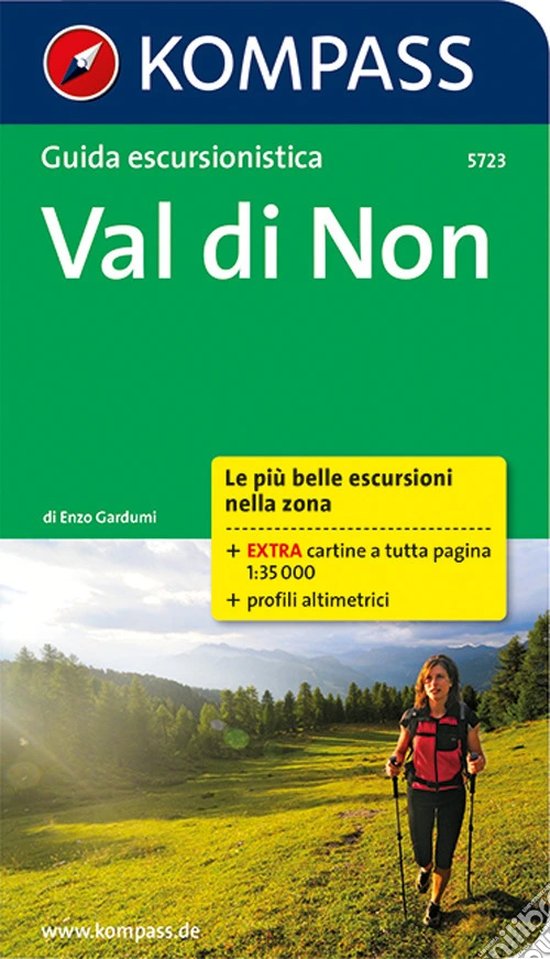 Guida escursionistica n. 5723. Val di Non